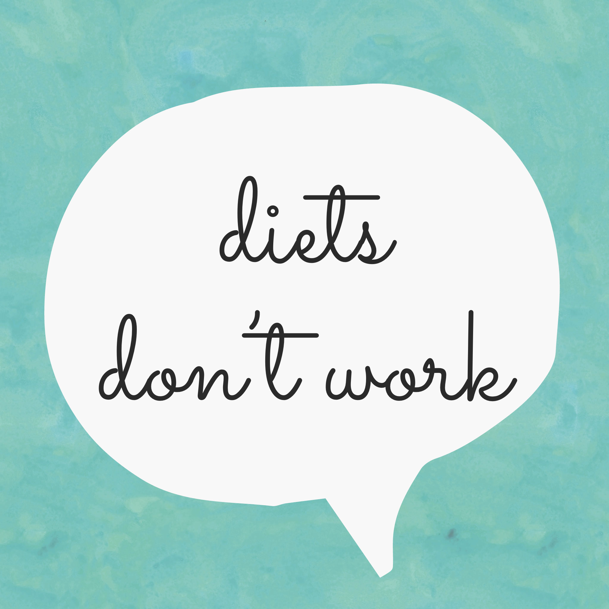 Diets dont work!