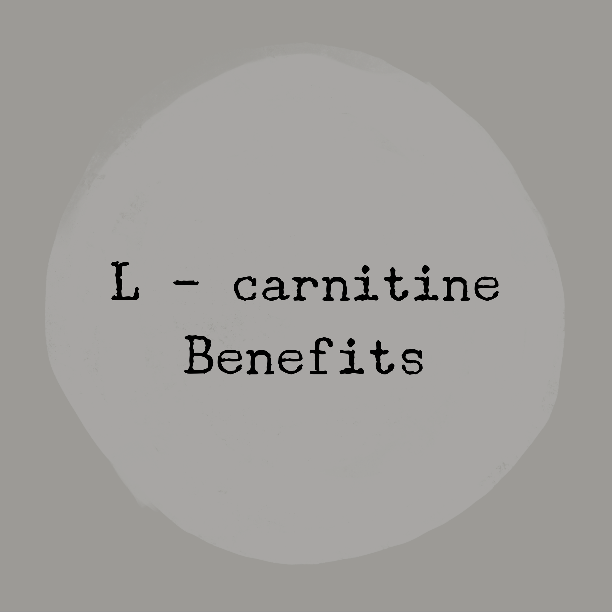 Weekly Tip - L Carnitine Benefits