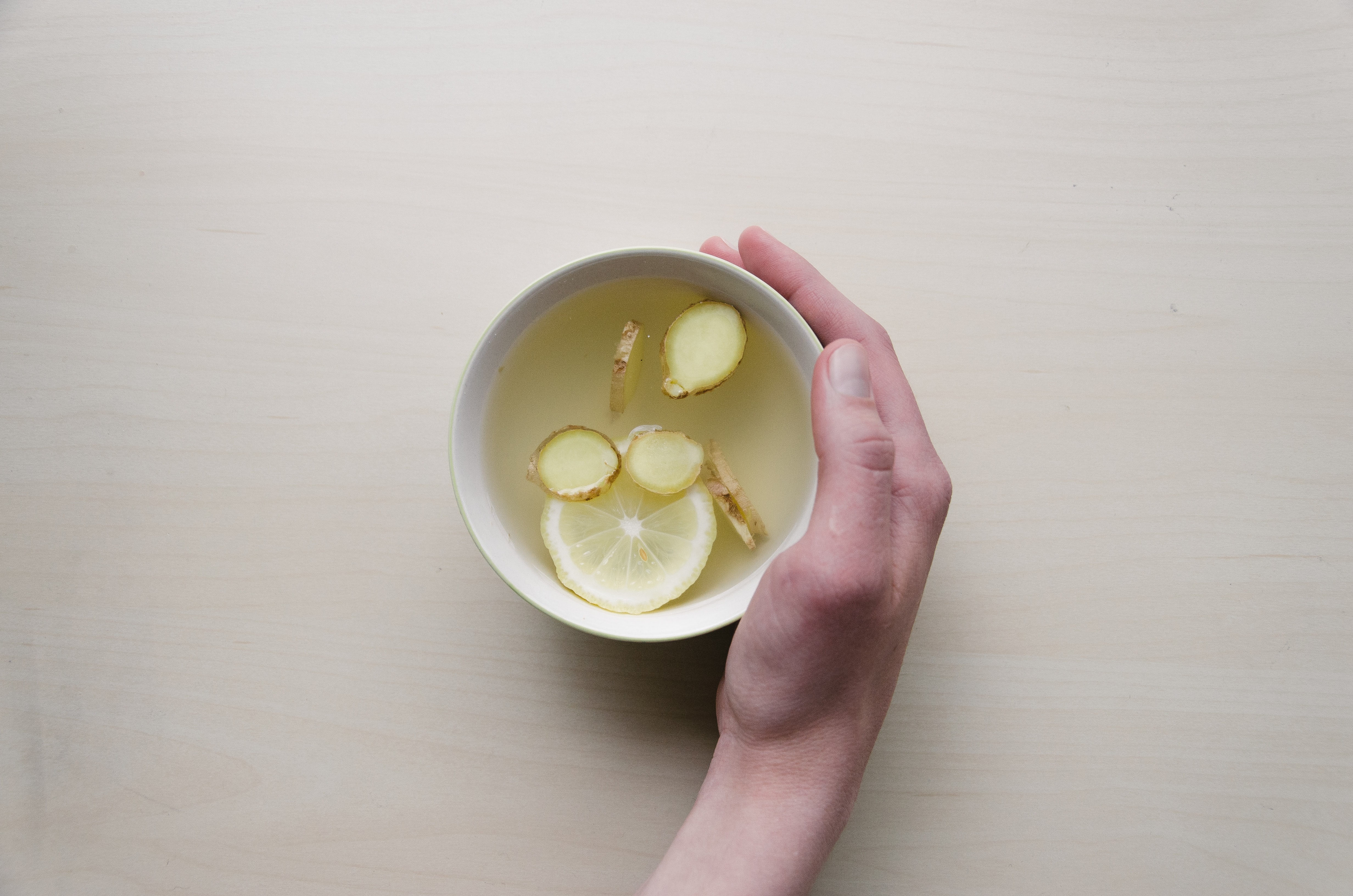 Weekly Tip - Warm fresh lemon and ginger in the morning
