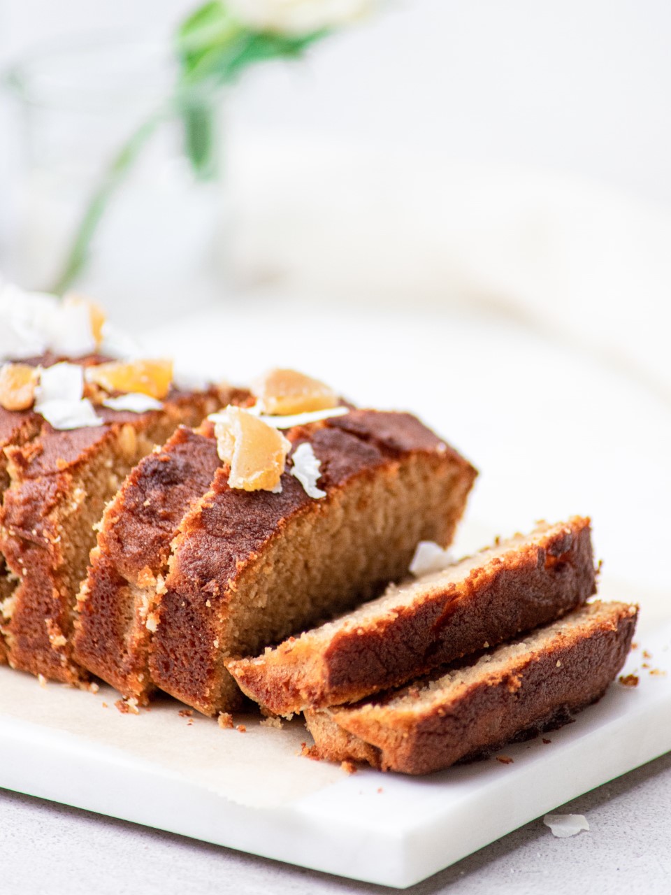 Weekly Tip - Ginger lime and coconut drizzle loaf.